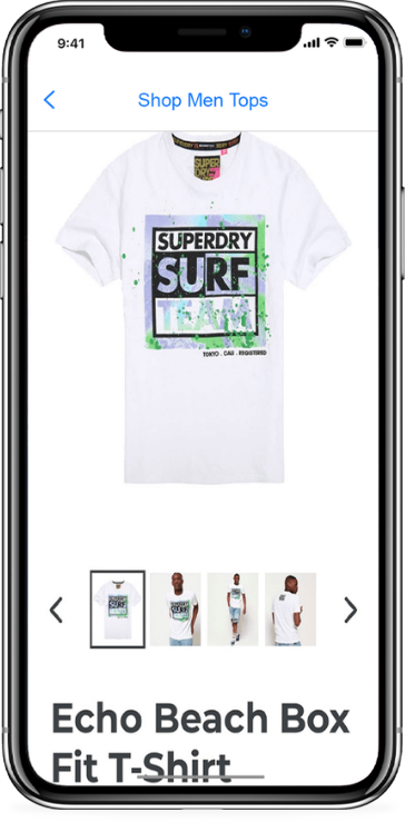 Shopping cart screen