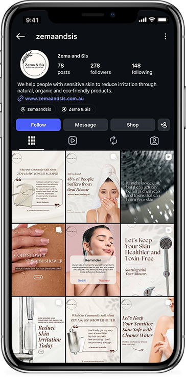 Instagram feed design